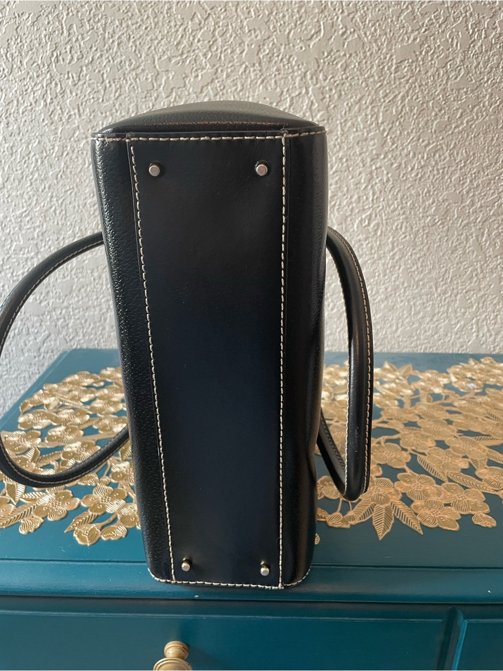 Kate Spade Black Leather Purse with Matching Wallet - Picture 4 of 9